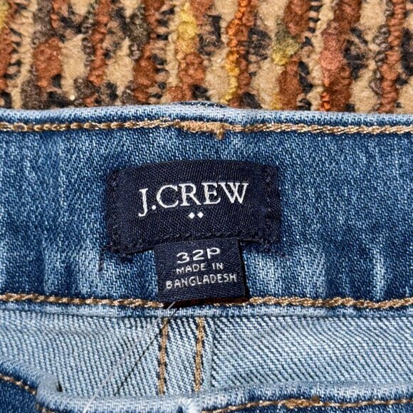 J. Crew Cropped Ankle Patch Pocket Utility Jeans Size‎ 32 Petite - Picture 3 of 13